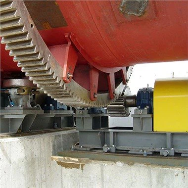 Časti rotačných pecí